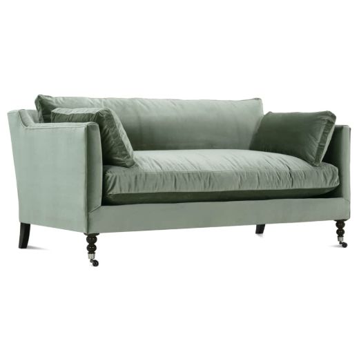 Picture of 71” Quick Ship Madeline Sofa - Antiqued Moss Velvet